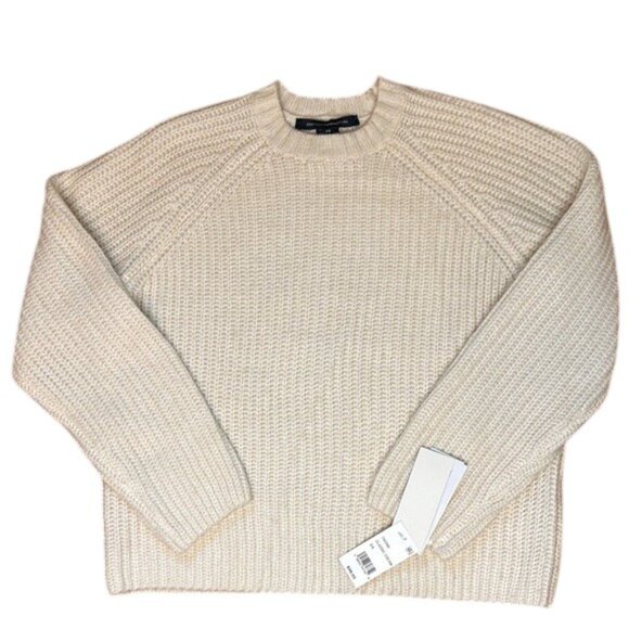 French Connection Women’s Jika Jumper Ribbed Sweater – Cream, Size XS NEW - Picture 2 of 10